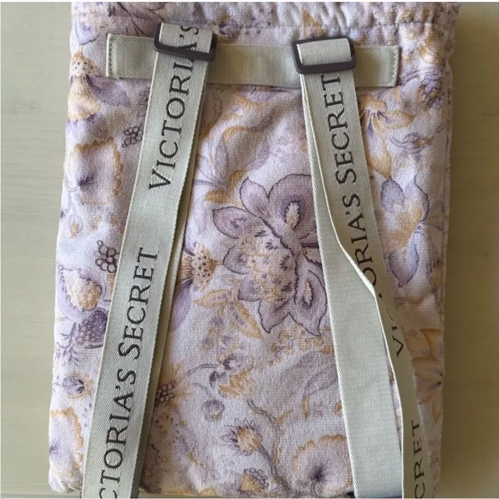 Victoria's Secret Purple Beach Towel Backpack